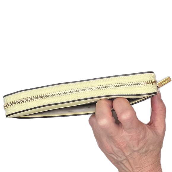 Kate Spade New York Staci Large Continental Wallet in Lemon Fondant - Picture 8 of 10